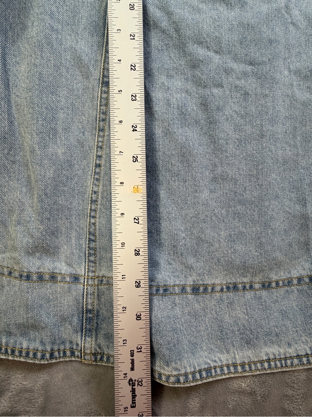 Free People Light Blue Denim Shift Dress Women’s Summer M - Picture 5 of 12